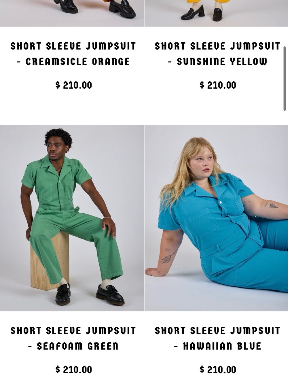 Red Big Bud Press Short-Sleeve Utility Jumpsuit - Picture 5 of 6